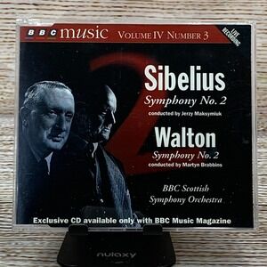 Sibelius Symphony No 2 Walton No. 2 - BBC Scottish Orchestra Maksymiuk [1995 CD]